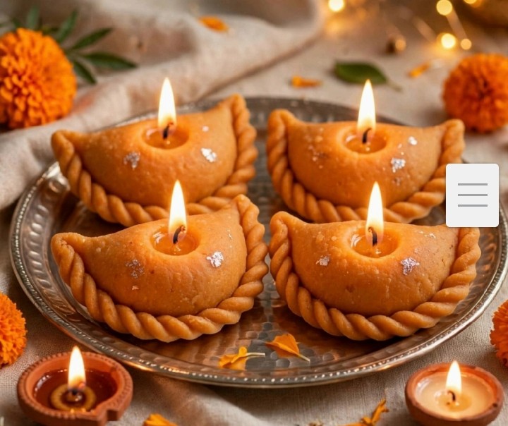 Gujiya Candles